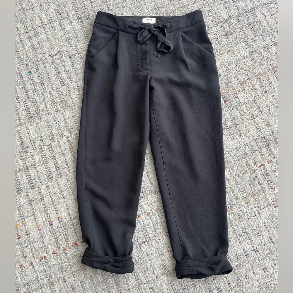 Wilfred Charcoal Trousers